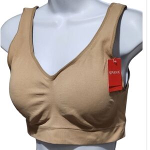 SPANX NWT Tan Reversible Tank Comfort Bra